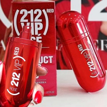 Perfume 212 VIP Rosé Red Edição Limitada Carolina Herrera Feminino Eau de Parfum 80ml