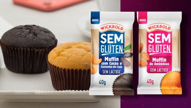 4 Un. Muffin WICKBOLD Sem Glúten Cacau E Castanha De Caju 40 Gr