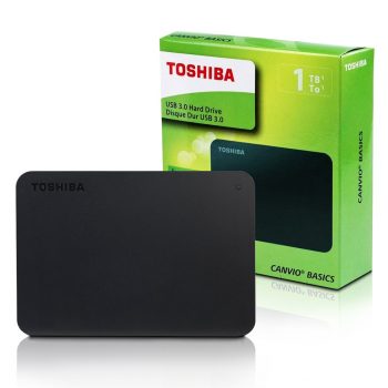HD Externo 1TB Toshiba Canvio Basics - HDTB410XK3AA USB 3.0