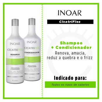 Inoar Duo Cicatrifios Kit - Shampoo + Condicionador