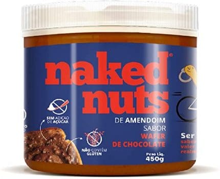 Pasta de Amendoim com Wafer de Chocolate (450g), Naked Nuts