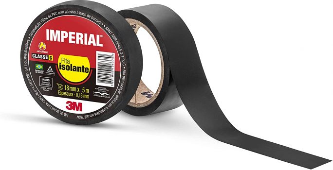 Fita Isolante 3M Imperial - 18 mm x 5 m