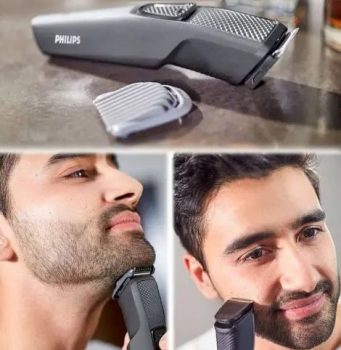 Aparador pelos do rosto, 1 velocidade, Cinza Chumbo, Bivolt- Philips