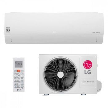 Ar Condicionado Split Inverter LG Hi Wall DUAL Compact 9000 BTUs Frio S4NQ09WA5AC - 220V
