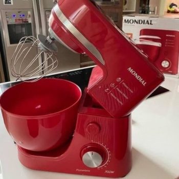 Batedeira Planetária Mondial, 220V, Vermelho, 700W - BP-03-R