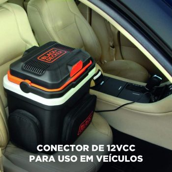 BLACK+DECKER Mini Geladeira de 24L 12V Cinza BDC24LLA