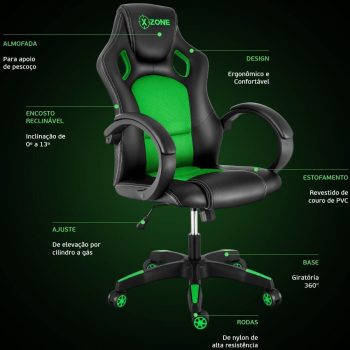 Cadeira Gamer Basica, CGR-02 - XZONE