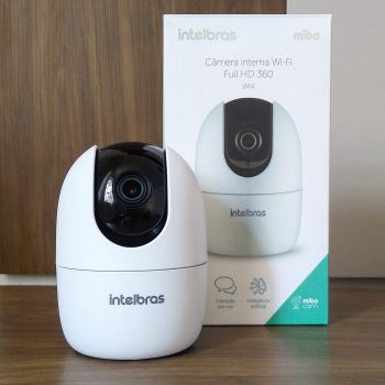 Câmera de vídeo Inteligente Wi-fi IM4 C Branco Intelbras
