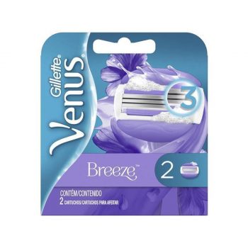 Carga para Aparelho de Depilação Feminino - Gillette Venus Breeze 2 Unidades