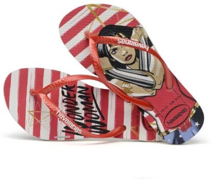 Chinelo Slim Wonder Woman, Havaianas, Meninas
