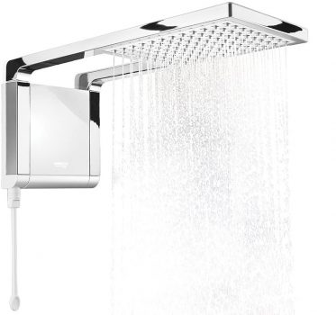 Chuveiro Acqua Storm Ultra LORENZETTI Chuveiro Acqua Storm Ultra 220v 7800w, Branco/Cromado, Pequeno