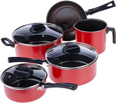 Conjunto de Panelas, Garlic, Vermelho, Pacote de 4, Brinox
