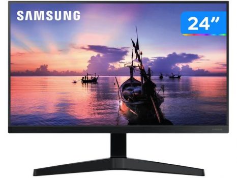 Monitor Full HD Samsung T350 LF24T350FHLMZD - 24” IPS LED HDMI VGA FreeSync