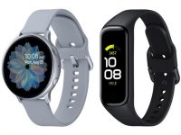 Smartwatch Samsung Galaxy Watch Active2 Prata - 44mm 4GB + Smartband Galaxy Fit2 Preto