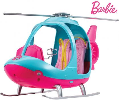 Explorar E Descobrir Helicóptero Barbie, Mattel, Multicor