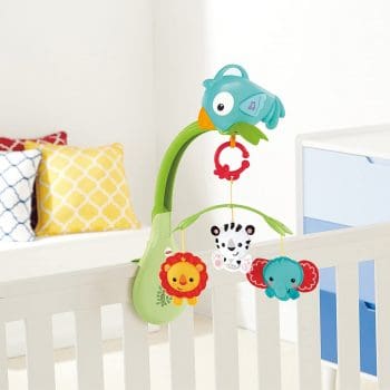 Fisher Price - Mobile 3 em 1 Amigos da Floresta