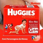 Fralda Huggies Supreme Care G - 64 Fraldas