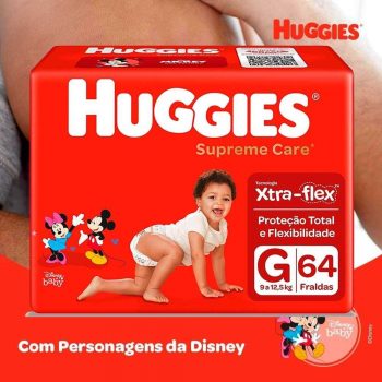 Fralda Huggies Supreme Care G - 64 Fraldas