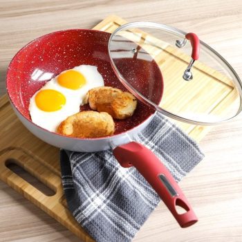 Frigideira Wok com tampa Power Taste 24 cm - La Cuisine