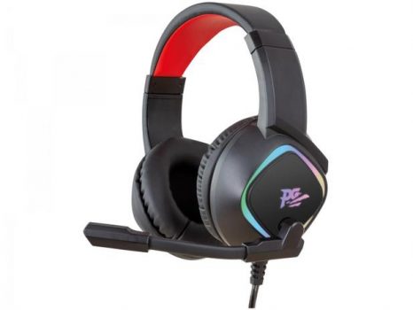 Headset Gamer Philco PHS750 PC 7.1 - Preto e Vermelho
