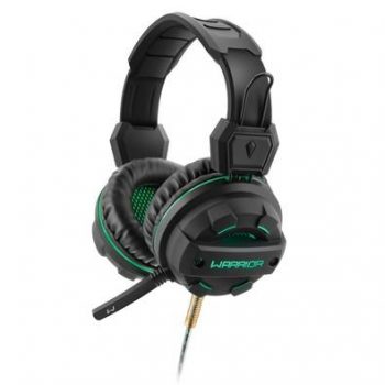 Headset Gamer Warrior, USB e P2 com LED Verde, Fone de Ouvido com Microfone - PH143