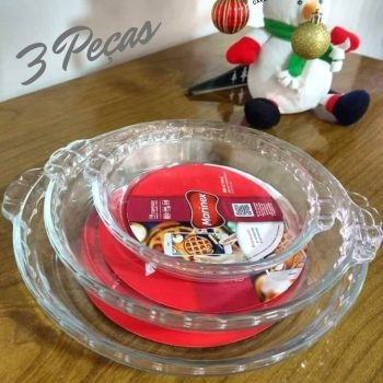 Jogo de Formas Redonda 3 Peças Marinex - Filetada