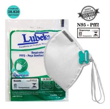 Kit 10 Máscaras N95/pff2 Proteção Respiratória Regulável…