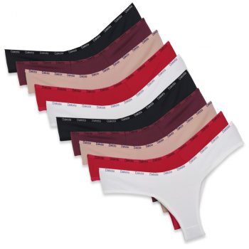 Kit com 10 Calcinhas Tangas Dakota Conforto