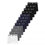 Kit Com 12 Cuecas Boxer Microfibra Polo Wear