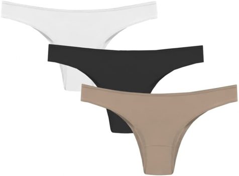 Kit com 3 Calcinhas Tanga La Maths Microfibra Confortável Premium REF01