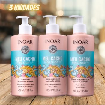 Kit Inoar Meu Cacho, Meu Crush Trio (3 Produtos) blz