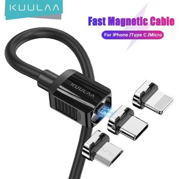 Kuulaa Cabo Magnético Tipo c/Micro USB/Iphone