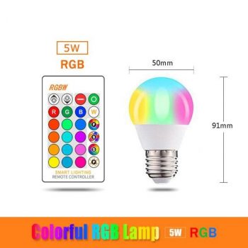 Lâmpada led RGB IR 5W