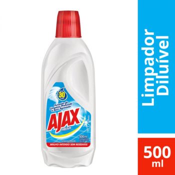 3 Un. Limpador Diluível Ajax Fresh 500Ml
