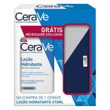 Loção Corporal Hidratante CeraVe + Necessaire