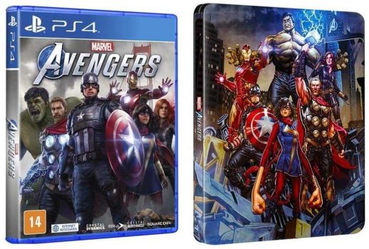 Marvel Avengers + Brinde Steelbook - PS4