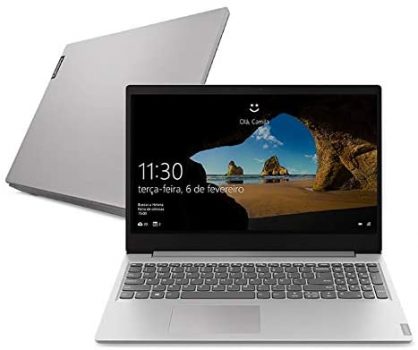 Notebook Lenovo Ultrafino ideapad S145 i5-1035G1 8GB 256GB SSD Windows 10 15.6" FHD 82DJ000GBR Prata