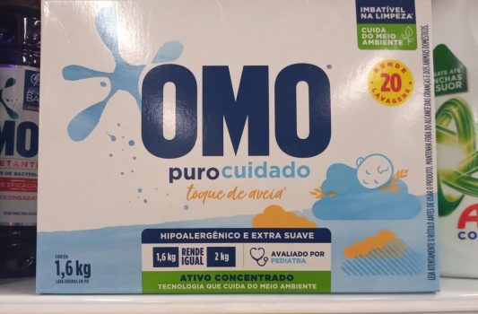 OMO Puro Cuidado - Sabão Em Pó 1.6Kg