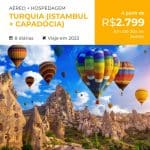 Pacote de Viagem Turquia (Istambul + Capadócia) - 2023