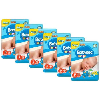 Fraldas Babysec UltraSec Galinha Pintadinha P – 276 Unidades
