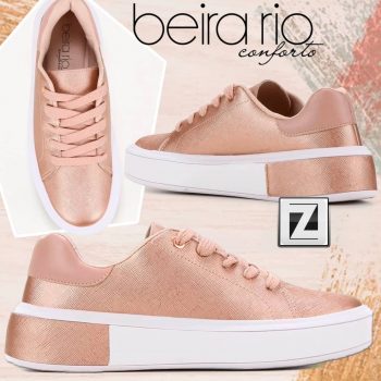 Tênis Beira Rio Caixa Alta Detalhe Solado Feminino