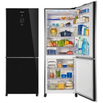Refrigerador Panasonic Frost Free 2 Portas Bottom Freezer NR-BB53 425 Litros Preto