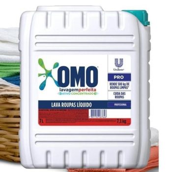 Sabão Líquido Omo Lavagem Perfeita Pro Galão 7 Litros – 1 Unidade