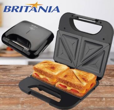 Sanduicheira, Toast Bgr02p, Preto, 110V, Britânia