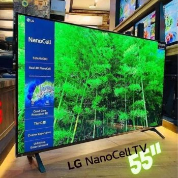 Smart TV 55” 4K LED LG NanoCell 55NANO80 - Wi-Fi Bluetooth HDR Alexa Google Assistente