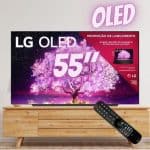 Smart Tv Oled 55” Lg Oled55c1 4k 120hz G-Sync Freesync 4x Hdmi 2.1 Inteligência Artificial Thinq Google Alexa
