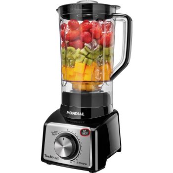 L-1000 Bi - Liquidificador Turbo Black Inox 220v - Mondial