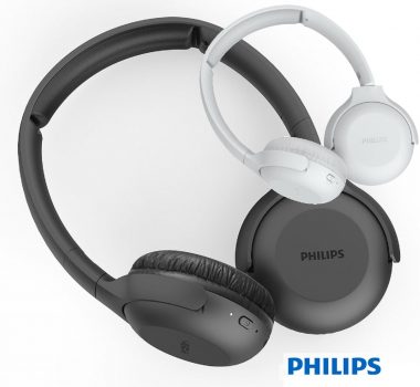 Headphone Bluetooth Philips Série 2000 - TAUH202BK/00 com Microfone Preto