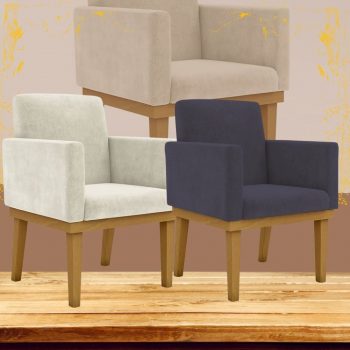 Kit 2 Poltronas Decorativas Reforçadas