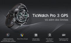 Ticwatch 3 Pro GPS Cupom